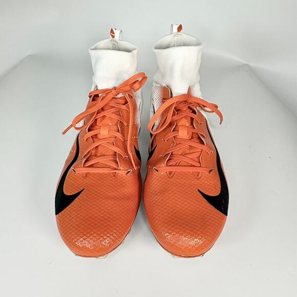 Nike Vapor Untouchable Pro 3 Football Cleats White Orange Hyper AO3021-118 13 - Picture 3 of 13